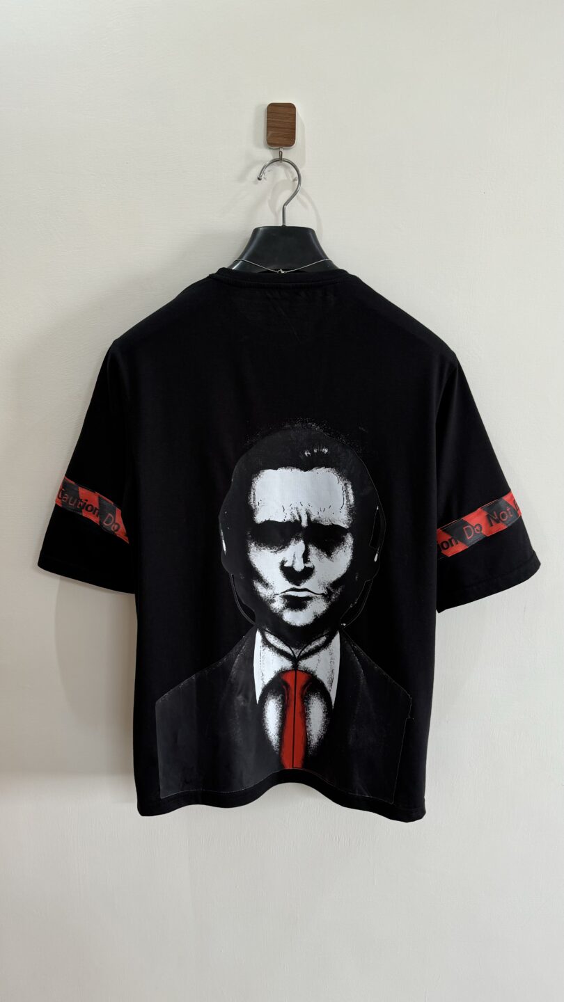 christian bale sigma oversized t-shirt