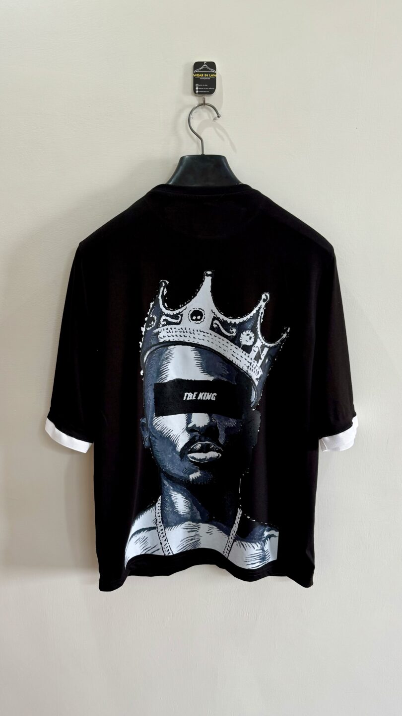 Crown king oversize graphic tshirt
