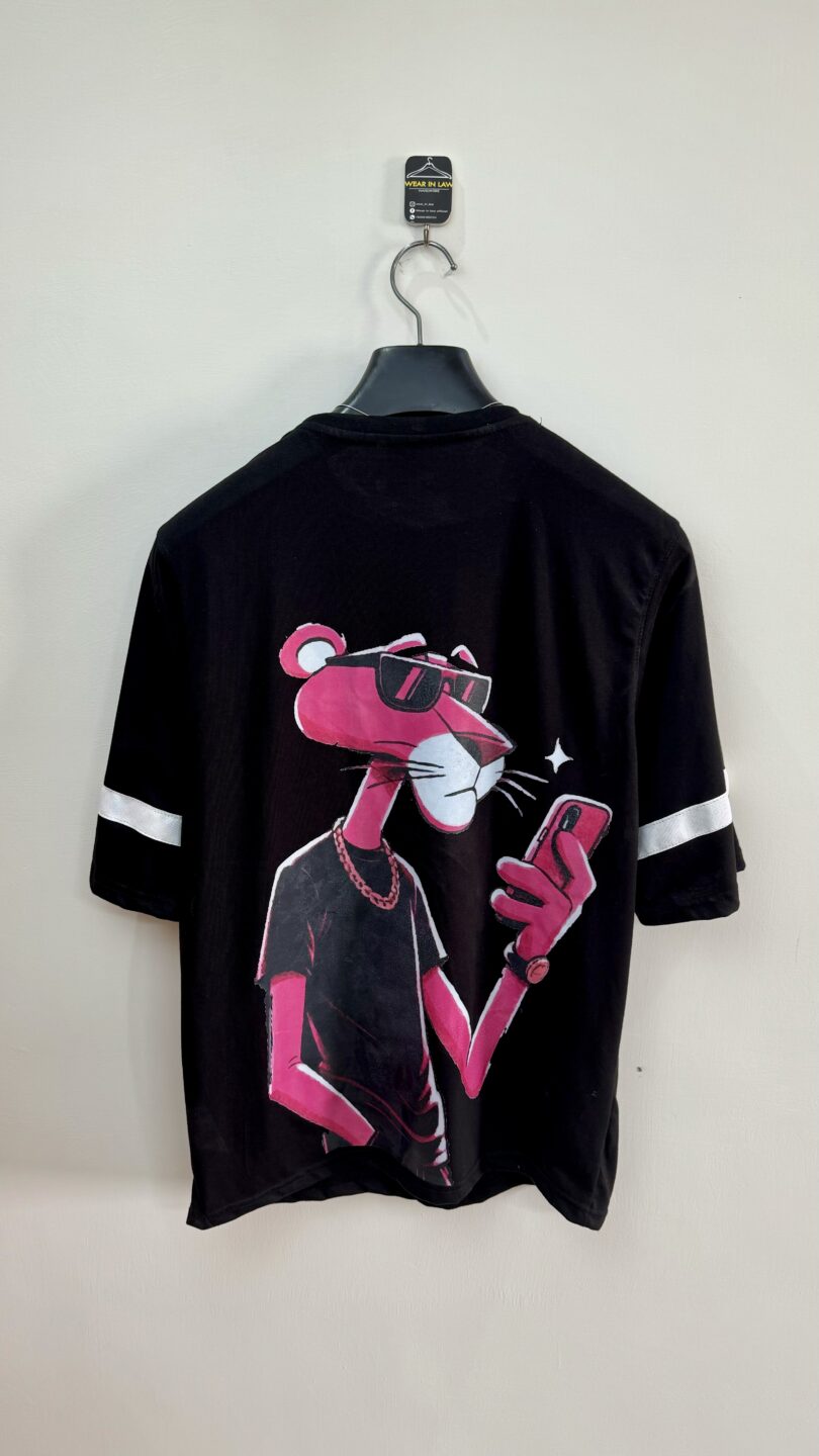 pink panther oversize graphic tshirt