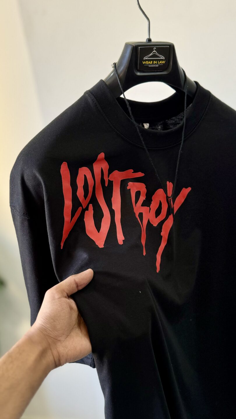 Lost boy oversize graphic tshir - Image 2