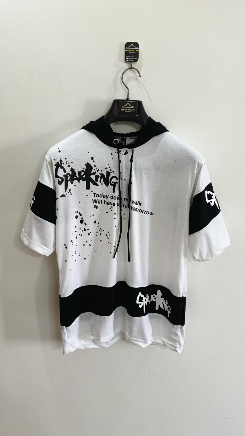 Oversize street style hood tshirt - Image 5