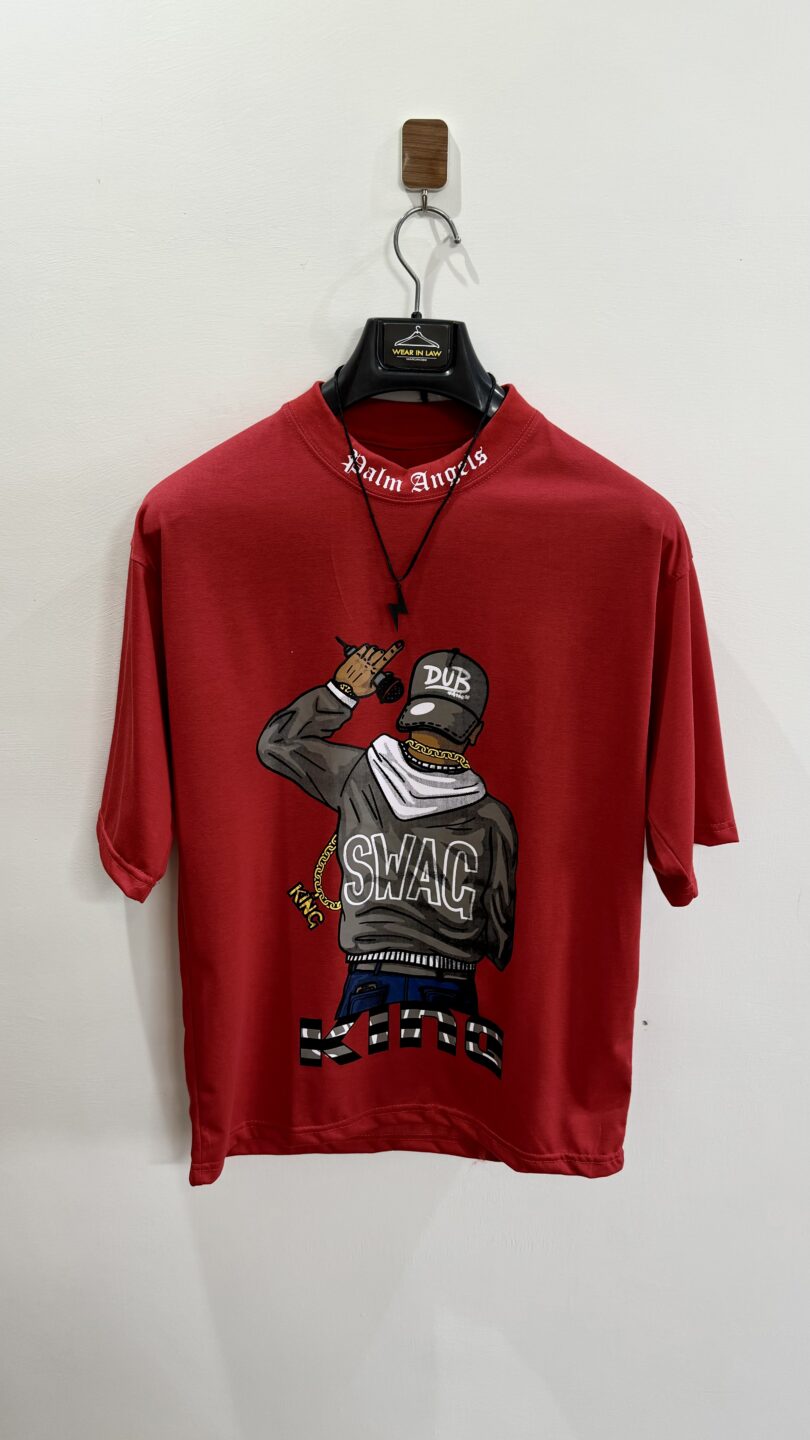 Palm angels swag-man oversize tshirt - Image 3