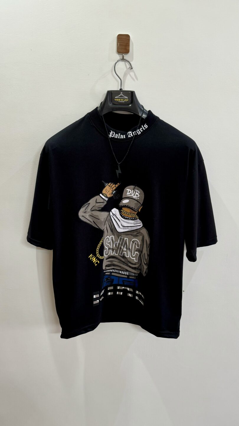 Palm angels swag-man oversize tshirt - Image 4