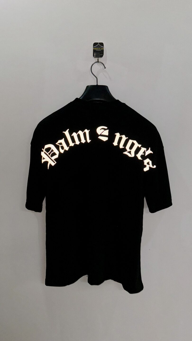 Palm angels reflector print oversize tshirt