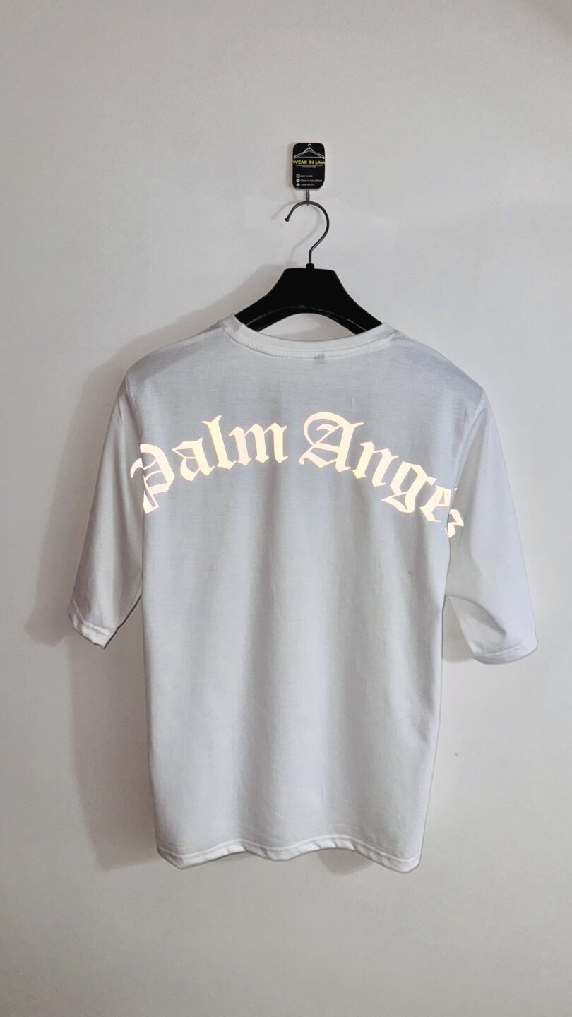Palm angels reflector print oversize tshirt - Image 3