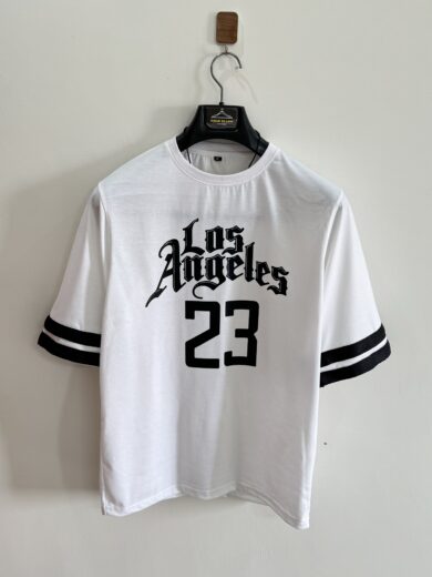Los angeles 23 oversize strip tshirt