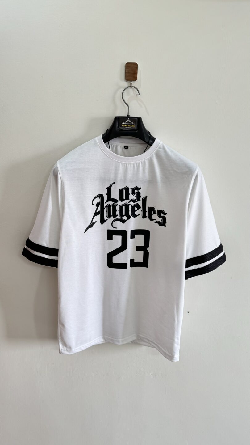 Los angeles 23 oversize strip tshirt