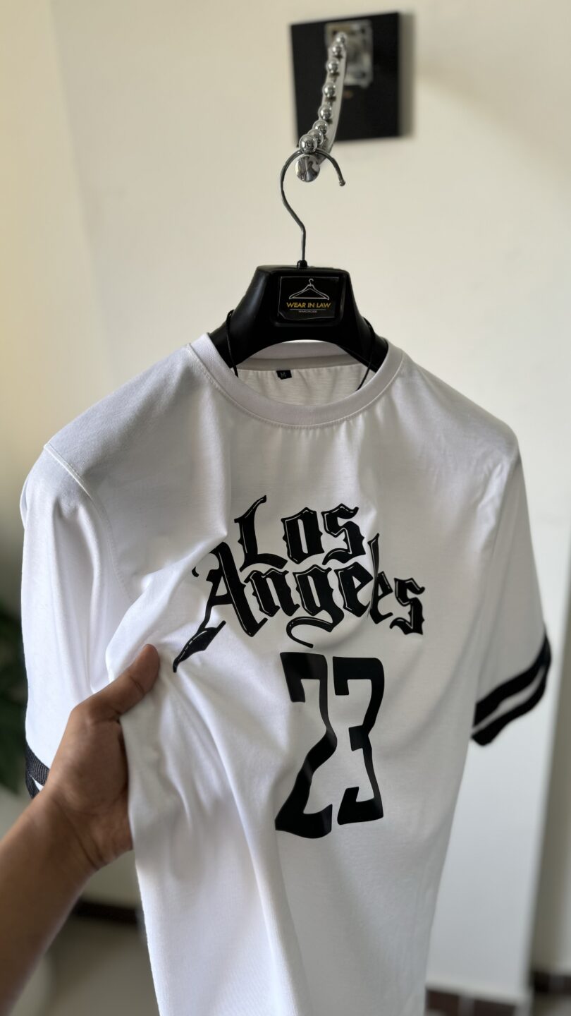 Los angeles 23 oversize strip tshirt - Image 2