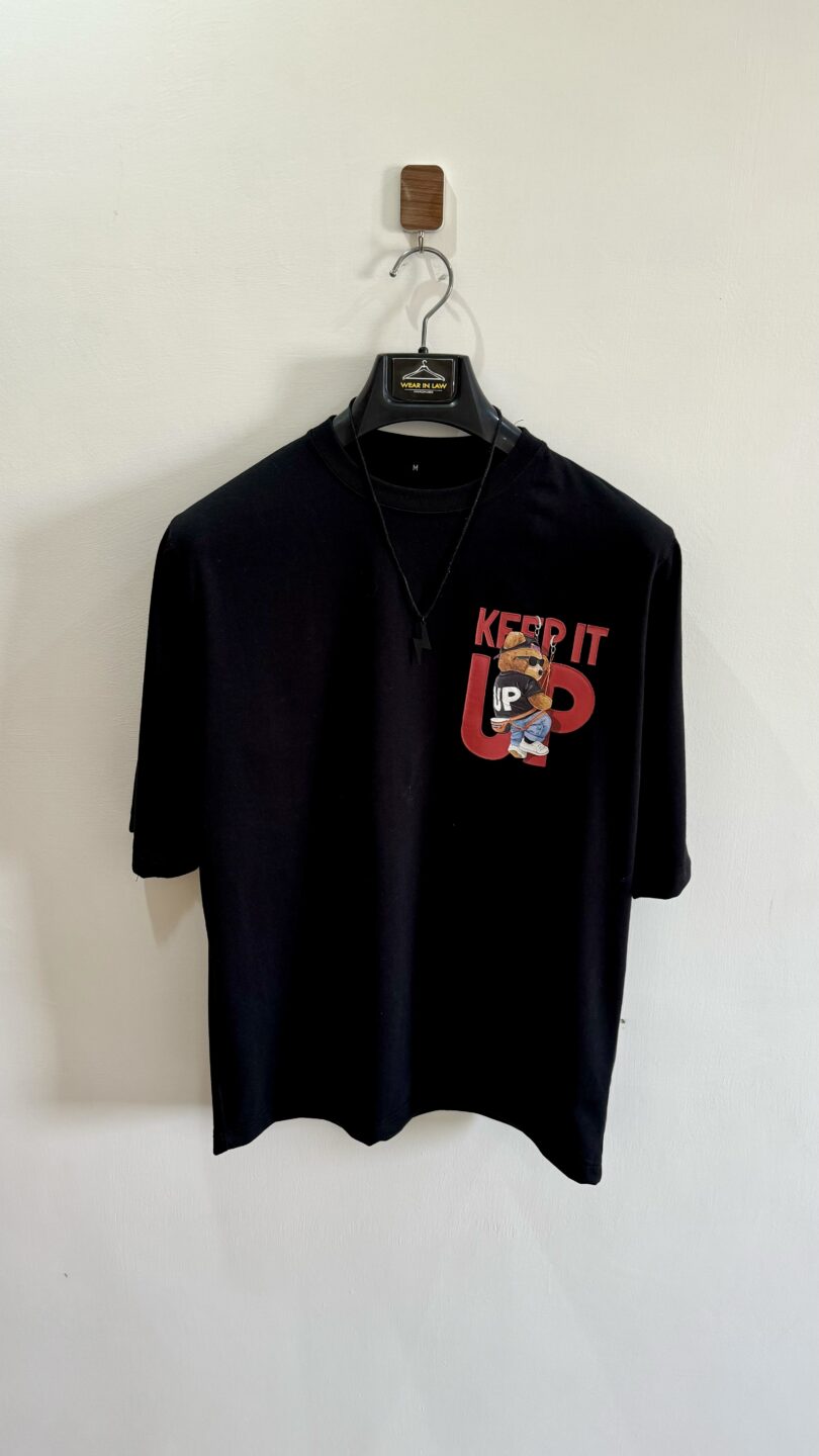 Relaxing and comfy off oversize graphic tshirt - Image 2