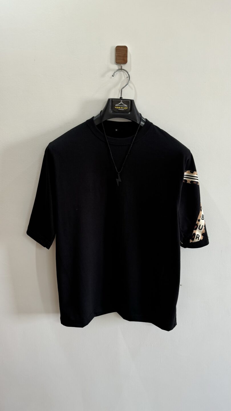 Tiger print oversize strip t-shirt - Image 2