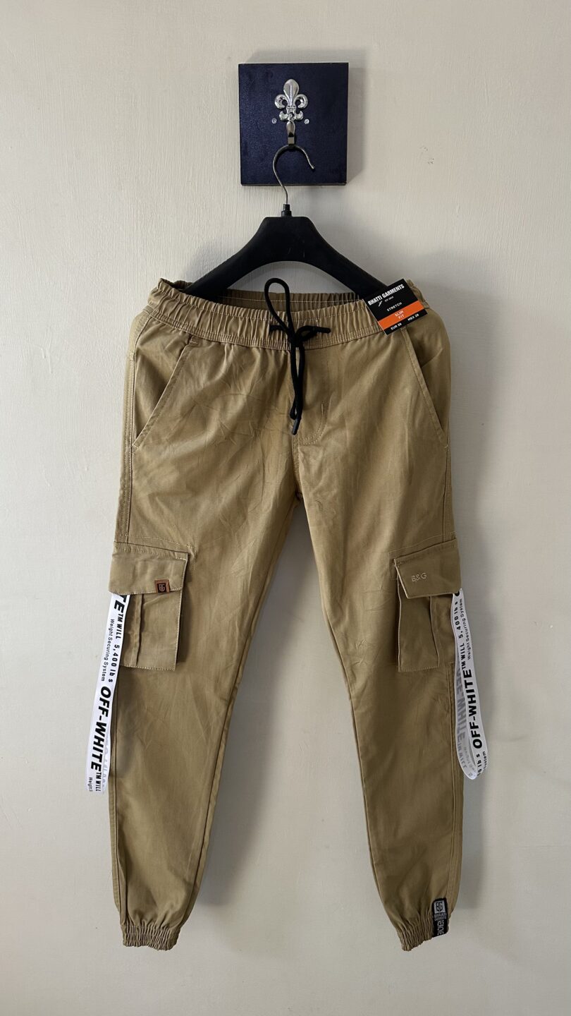 Men's Camel crown strip cargo