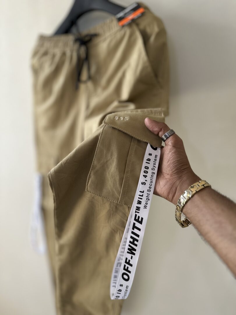 Men's Camel crown strip cargo - Image 2