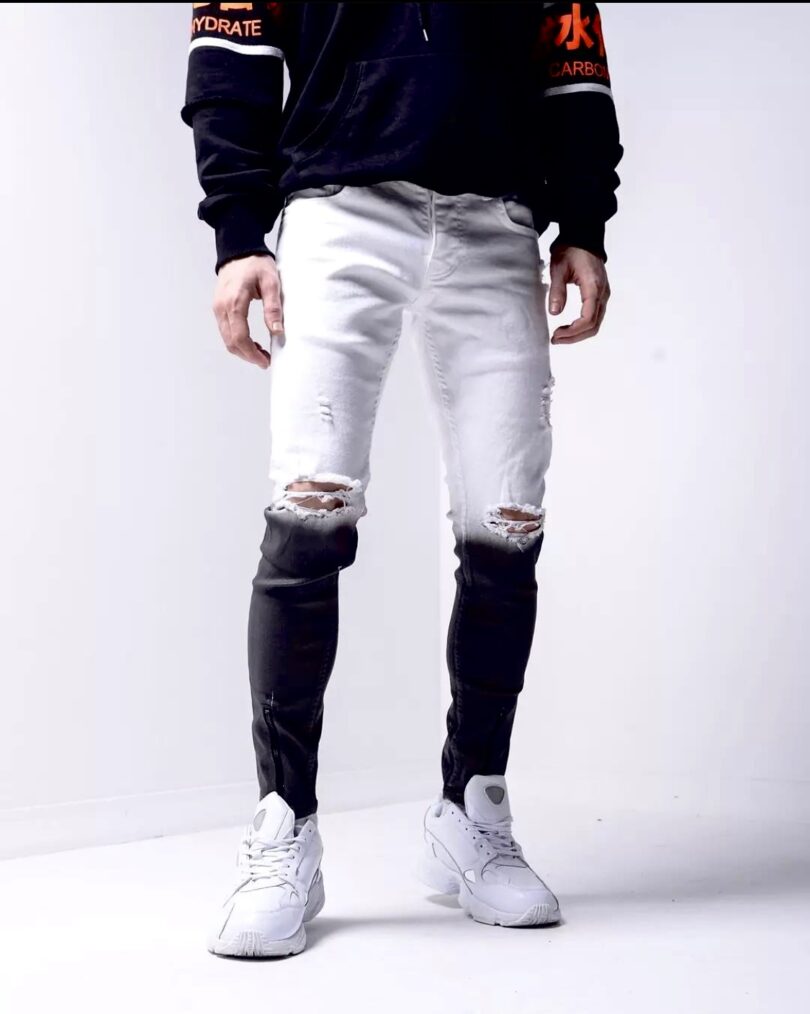 Mens Dip n dye regular fit jeans