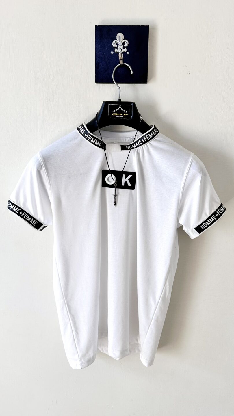 O•K trendy strip tshirt