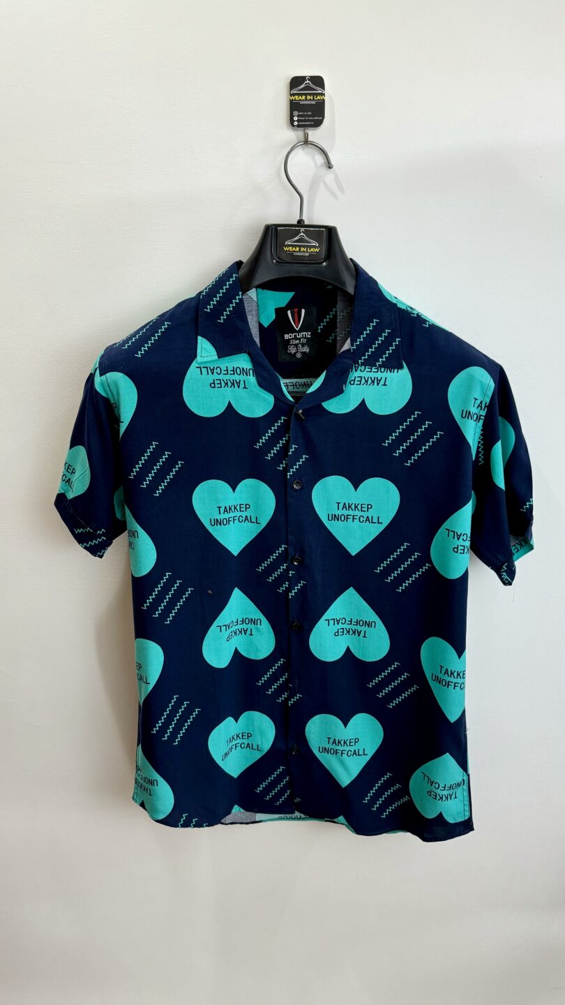 WIL - funky beach print hawaiian shirt
