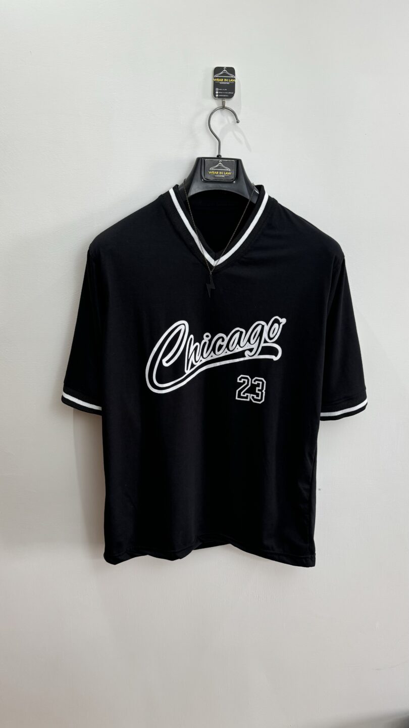 Chicago V-Neck drop shoulder tshirt