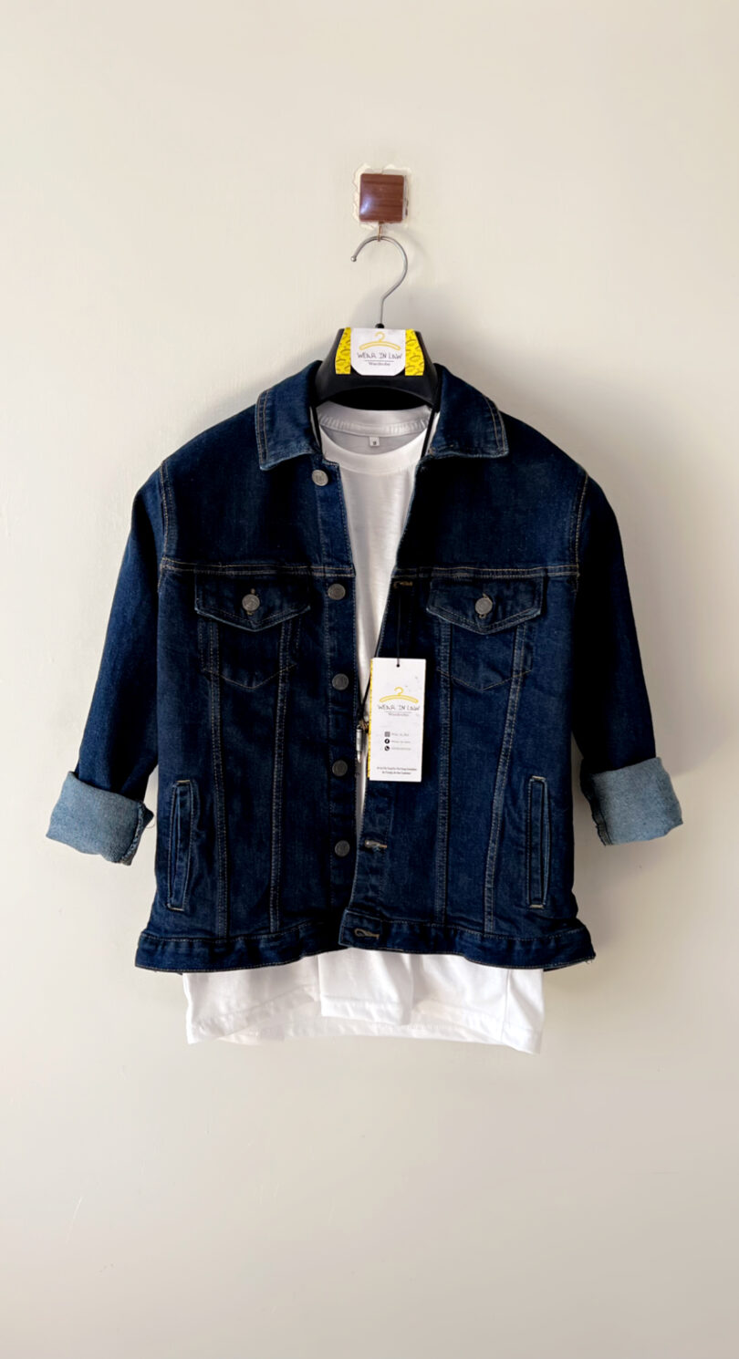 Nevy blue denim jacket
