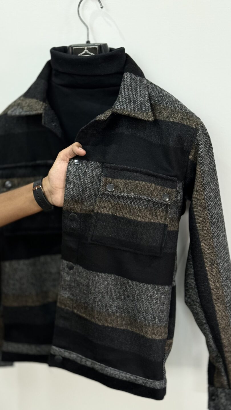 Stright checked turkish oversize jacket - Image 2