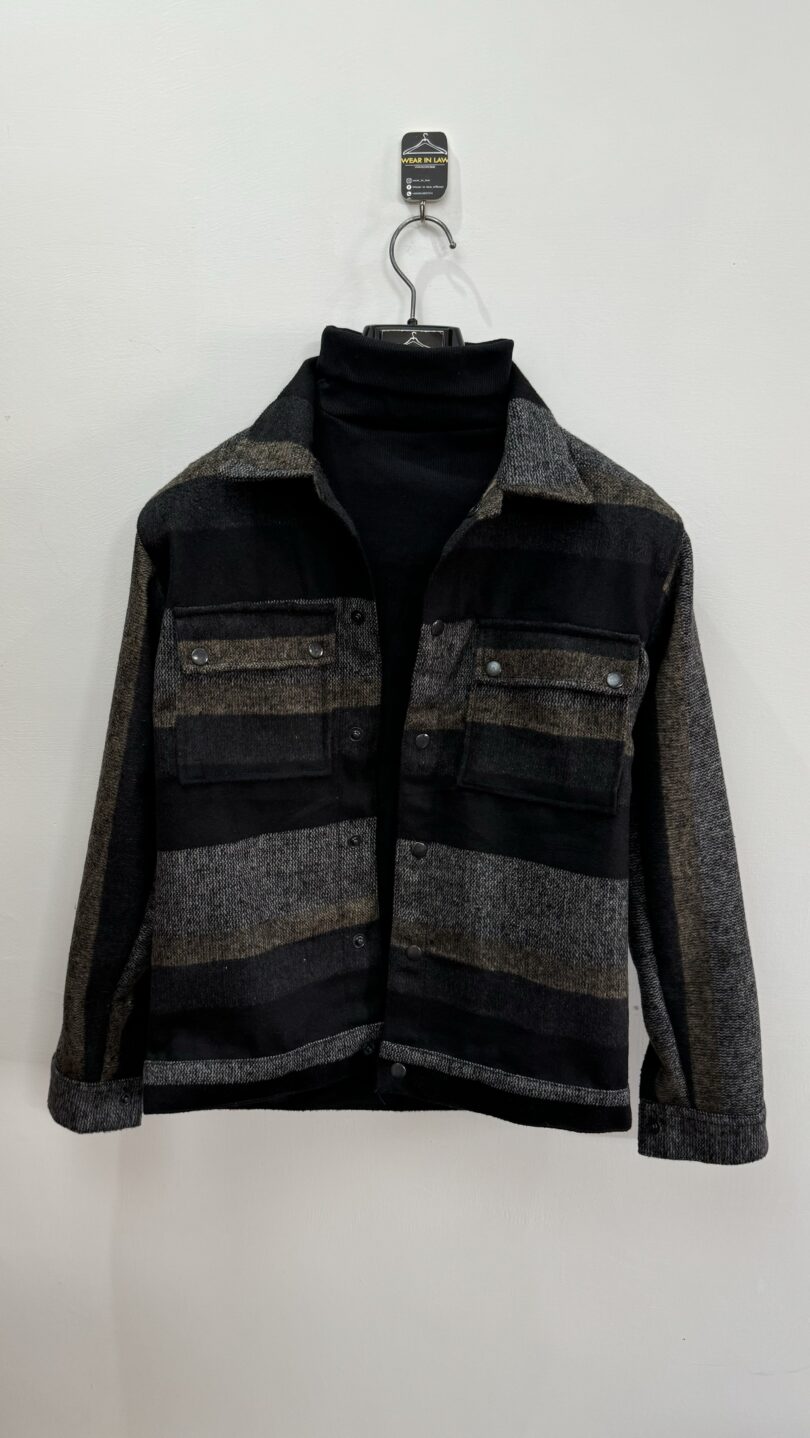 Stright checked turkish oversize jacket