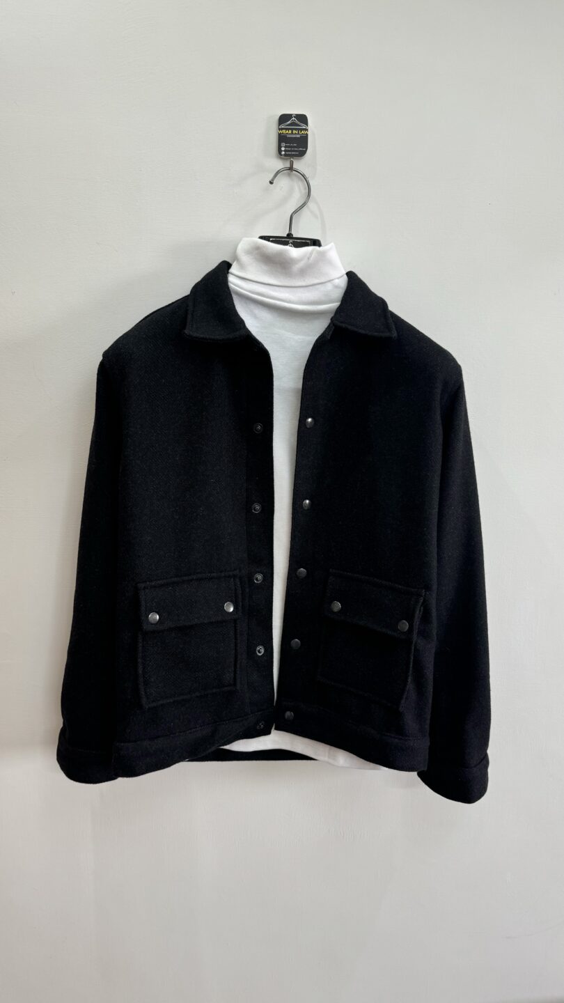 Luxury men’s turkish jacket black