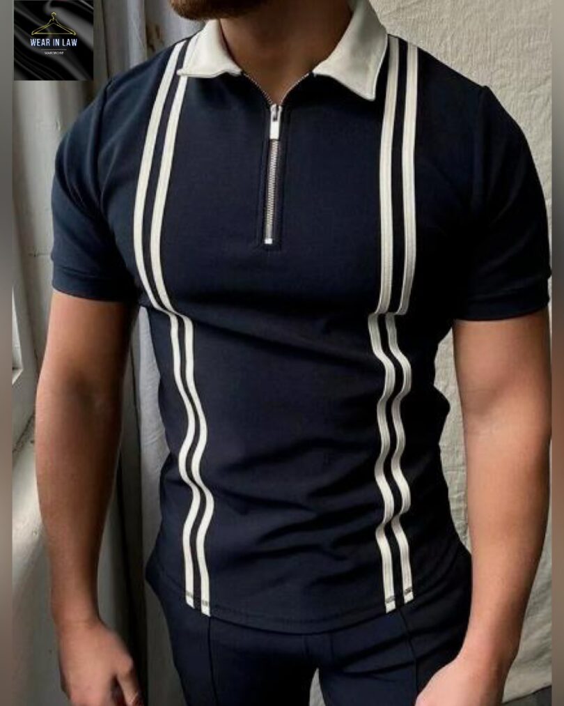 Premium zipper polo tee - Image 3