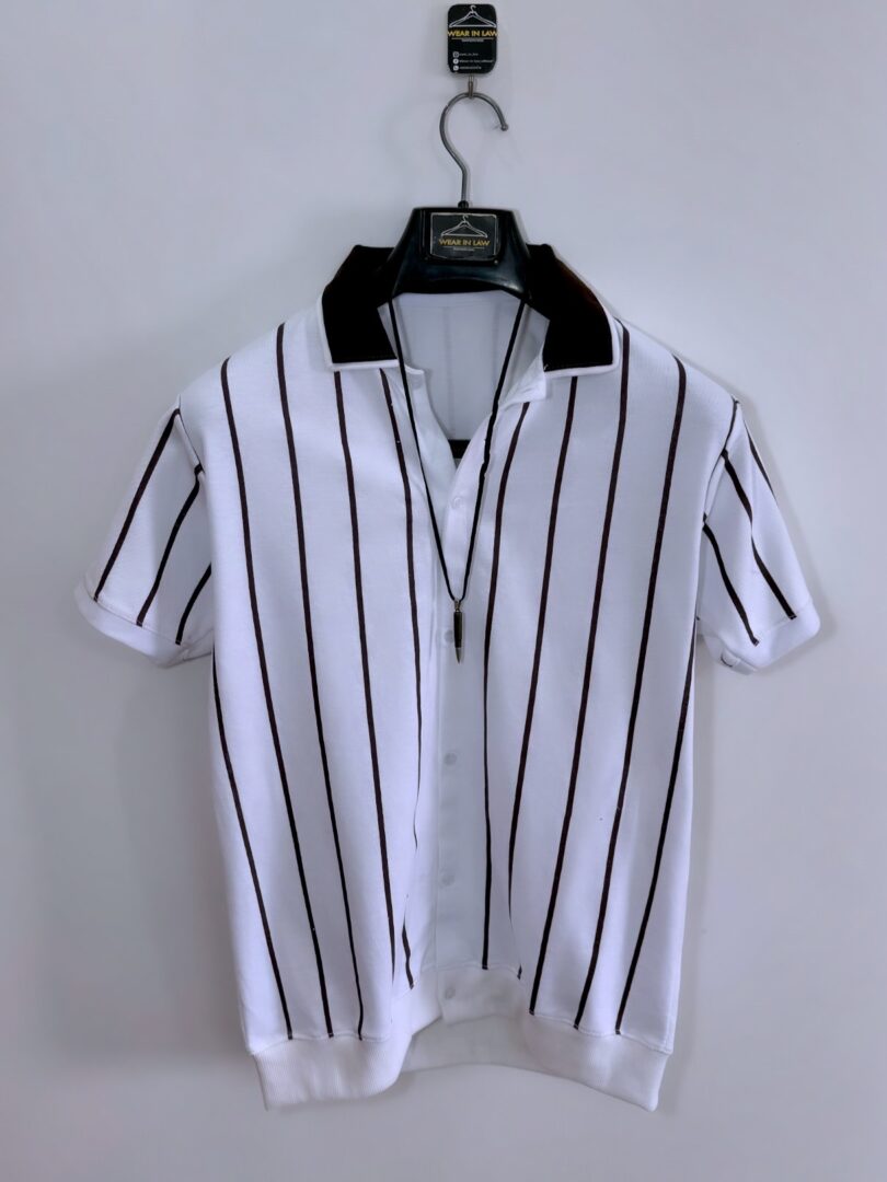 Noir Lines Button up shirt - Image 5