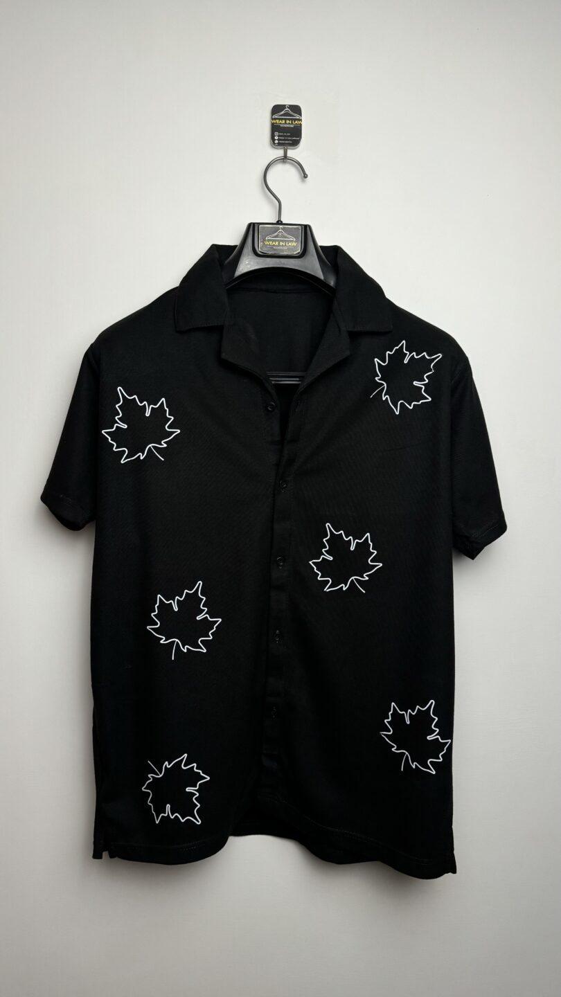 Leaf drop tropical style shirt - Image 2