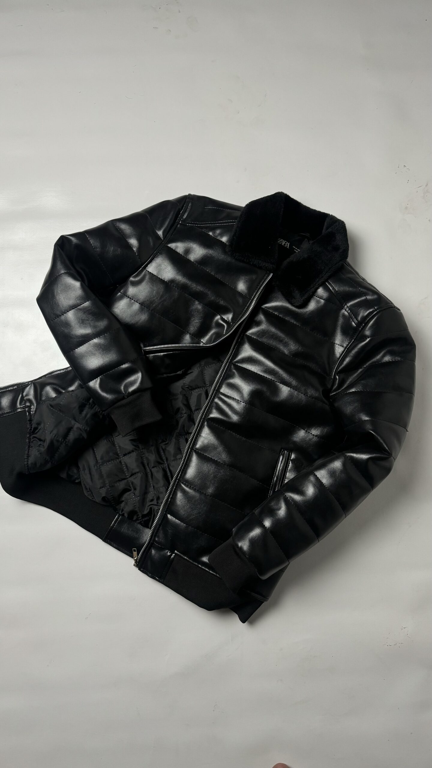 leather Puffer Premium Jacket