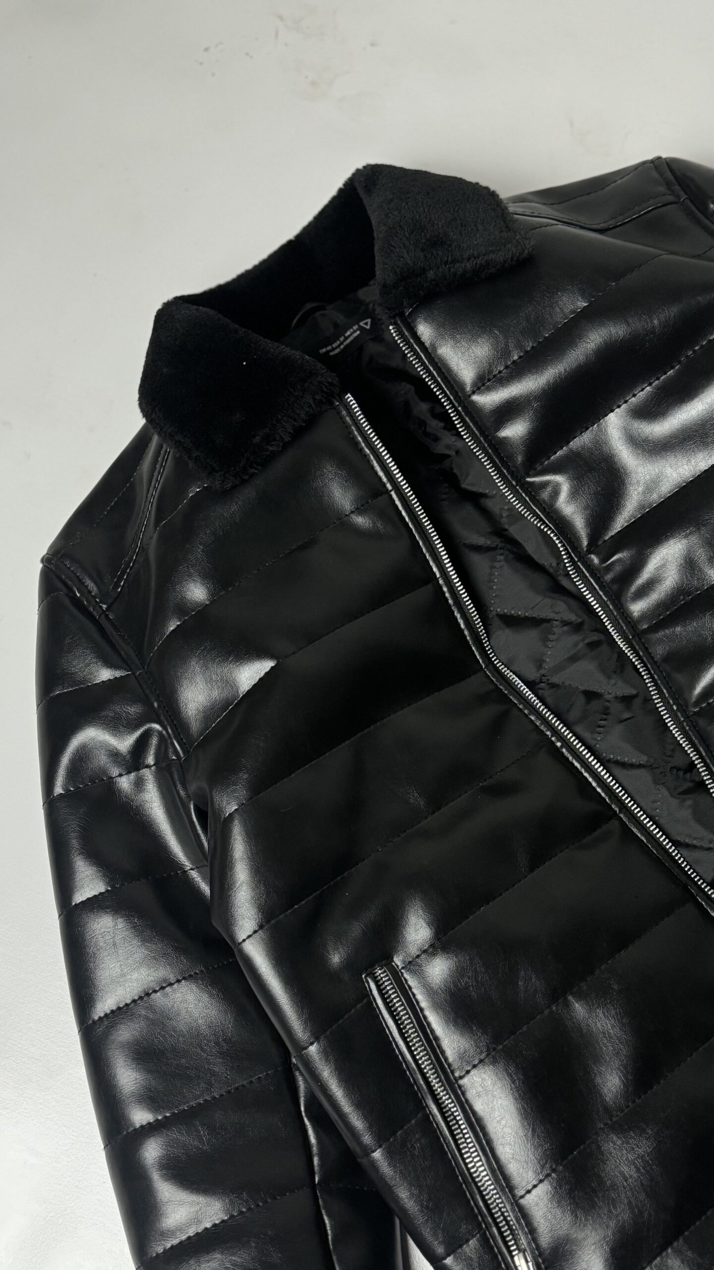 leather Puffer Premium Jacket - Image 2