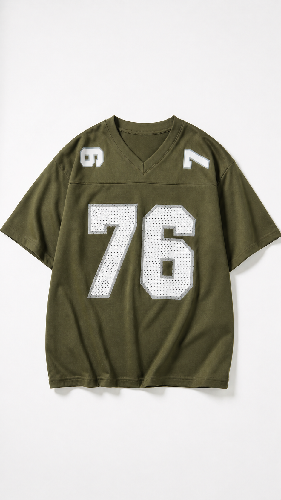 76 V Neck Oversized T-shirt - Image 3