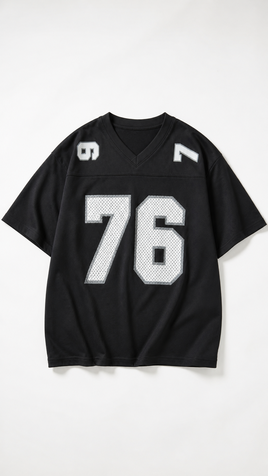 76 V Neck Oversized T-shirt - Image 2