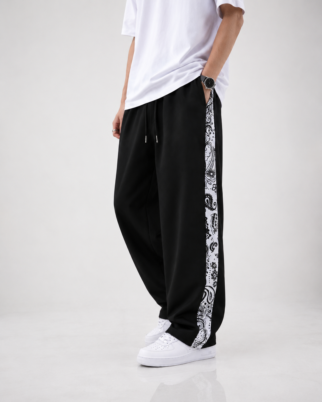 Bandana Strip Baggy Trouser - Image 4